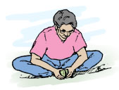 inner thigh stretch