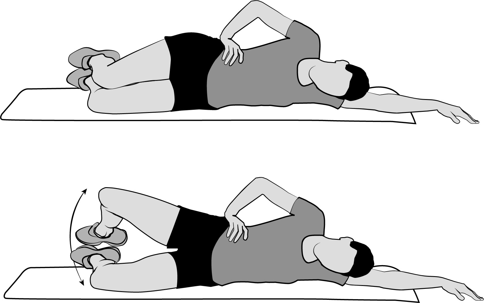 Clamshell exercise