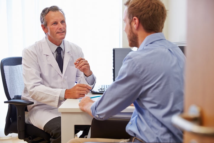 doctor consulting with patient