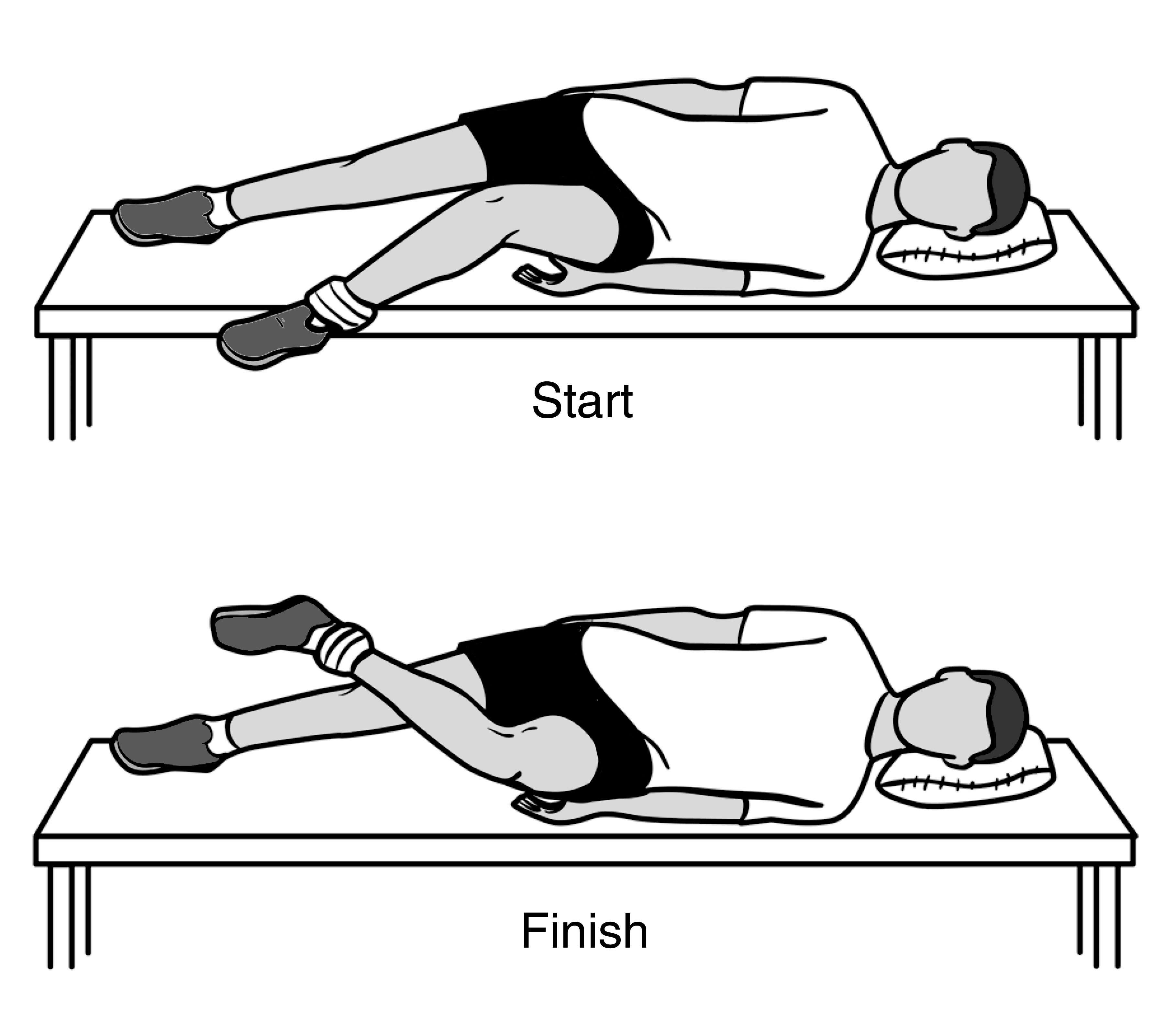 Prone hip extension with resistance band — Sydney Health Physiotherapy