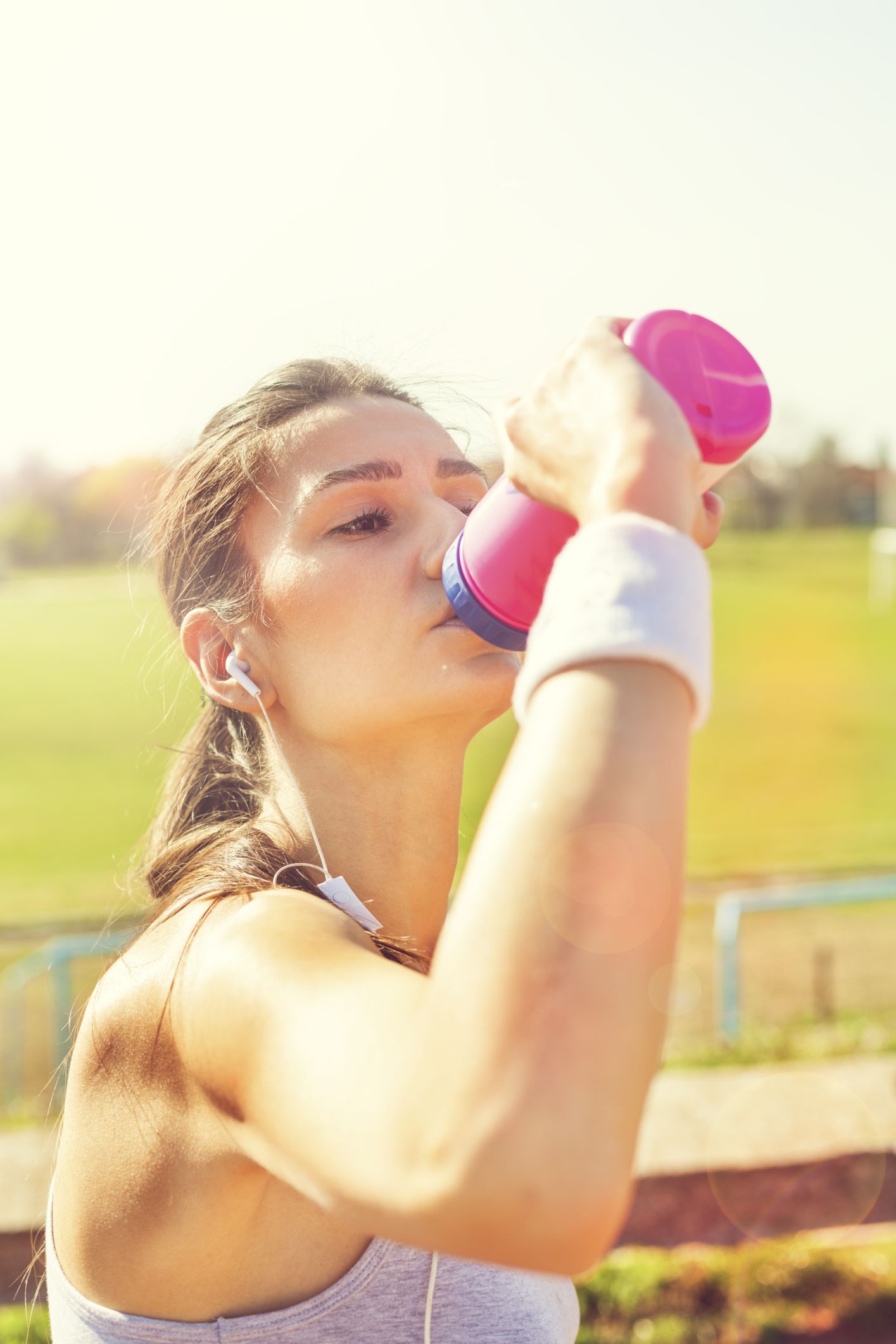 Hydrating athlete