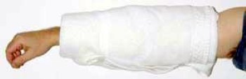 Towel wrap around arm