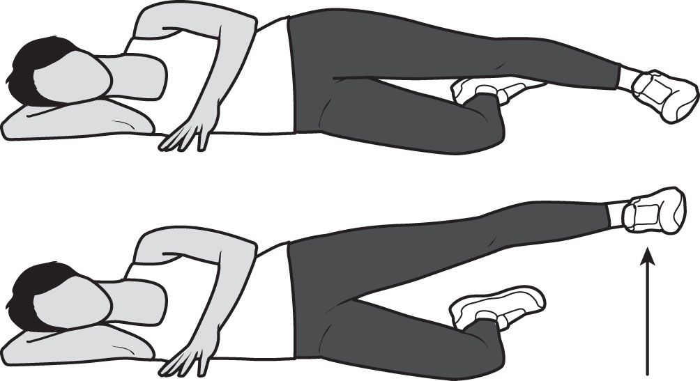 Supine Hip Abduction  Illustrated Exercise Guide